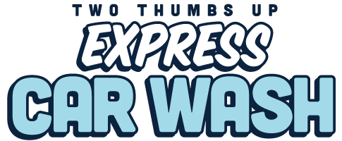 Two Thumbs Up Car Wash Logo